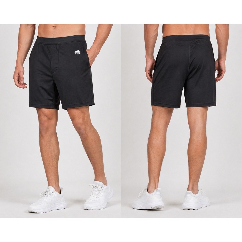 Roots Men's Black  Shorts Size M.Athletic Base Layer Gym Training.    Running